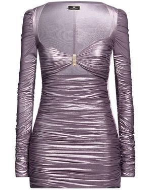 Elisabetta Franchi Mini Dress - Purple