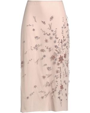 Fendi Midi Skirt Polyamide - Natural
