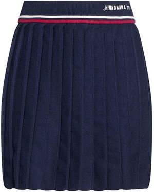 hinnominate Mini Skirt Viscose, Polyester - Blue