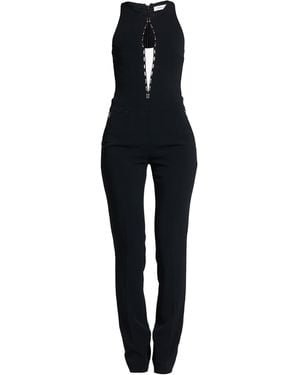 Mugler Jumpsuit Acetate, Viscose, Lycra - Black