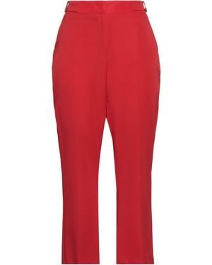 Silvian Heach Pants Polyester, Elastane - Red