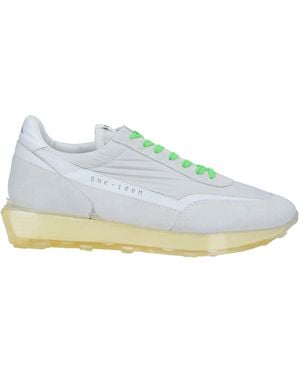 RBRSL RUBBER SOUL Light Trainers Soft Leather, Textile Fibres - Blue