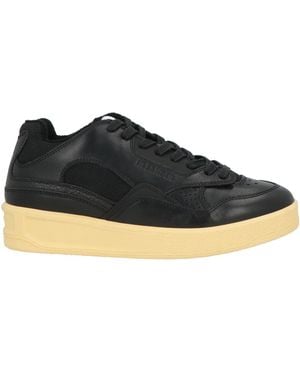 Jil Sander Trainers Cow Leather, Textile Fibres - Blue