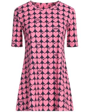 Love Moschino T-Shirt Polyamide, Elastane - Pink