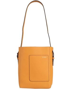 Valextra Borsa Secchiello Piccola Soft -- Shoulder Bag Calfskin - Orange