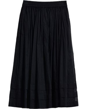 École de Curiosités Midi Skirt Cotton - Blue