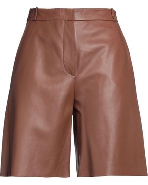 Antonelli Shorts & Bermuda Shorts Lambskin - Brown