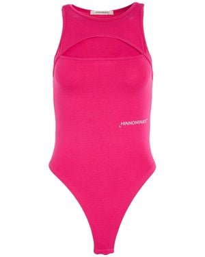 hinnominate Fuchsia Bodysuit Cotton, Elastane - Pink