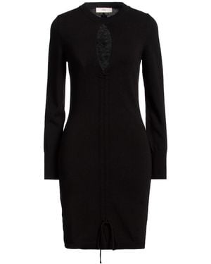 Akep Mini Dress Lyocell, Merino Wool, Elastane - Black