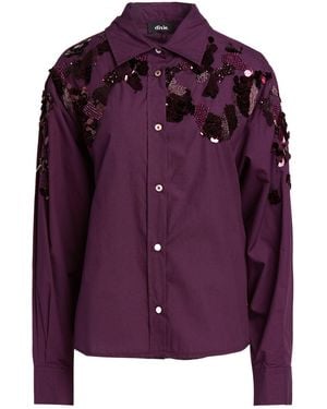 Dixie Dark Shirt Cotton - Purple