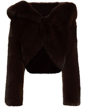 GIUSEPPE DI MORABITO Shearling & Teddy - Black
