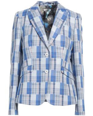 ABSEITS Blazer Linen, Cotton - Blue