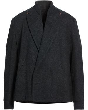 Sease Charcoal Blazer Virgin Wool, Cashmere - Black