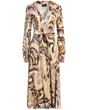 Etro Midi-Kleid - Natur