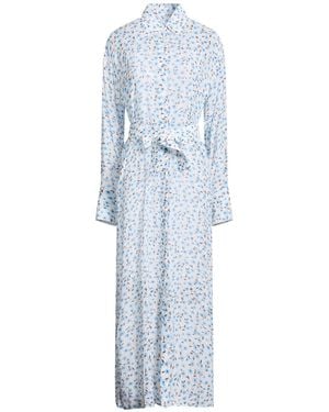 Fisico Sky Maxi Dress Viscose, Silk - Blue