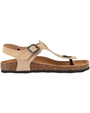 Docksteps Thong Sandal Leather - Brown