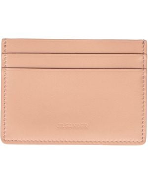 Jil Sander Cardholder Leather - Natural
