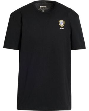 Blauer T-Shirt - Black