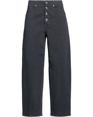 Department 5 Charcoal Pants Cotton, Elastane - Blue