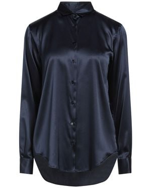 Xacus Midnight Shirt Silk, Elastane - Blue