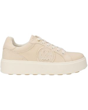 MICHAEL Michael Kors Cream Sneakers Textile Fibers - Natural