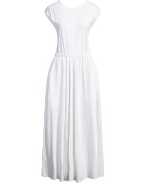 Deha Maxi Dress Cotton, Viscose, Linen - White