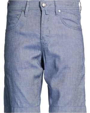 Jacob Cohen Shorts & Bermuda Shorts Cotton, Linen, Elastane - Blue