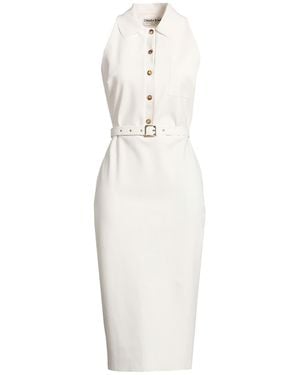 La Petite Robe Di Chiara Boni Midi Dress Polyamide, Elastane - White