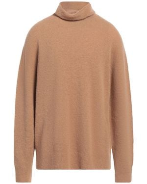 ATOMOFACTORY Camel Turtleneck Alpaca Wool, Wool, Polyamide, Elastane - Brown