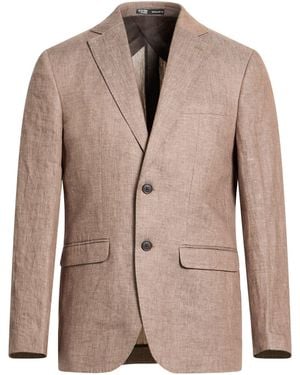SELECTED Khaki Blazer Linen - Brown