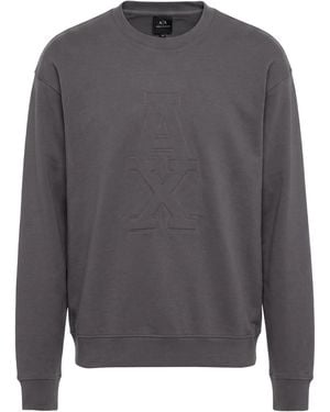 ARMANI EXCHANGE Sweatshirt Cotton, Elastane - Gray