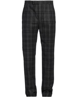 Thom Browne Charcoal Trousers Wool, Cashmere - Black