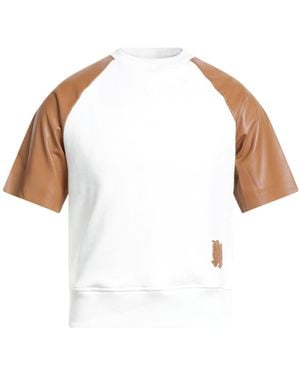 Amiri Sweatshirt Cotton, Leather - White