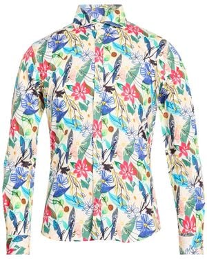 Poggianti Shirt Cotton, Elastane - Blue