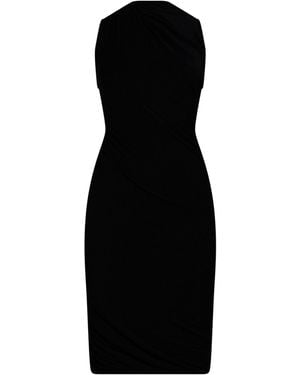 Rick Owens Midi Dress Viscose, Polyamide, Elastane - Black