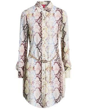 Guess Mini Dress Viscose - White