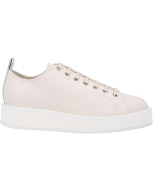 Jil Sander Ivory Sneakers Soft Leather - Natural