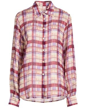 Massimo Alba Garnet Shirt Viscose, Wool - Pink