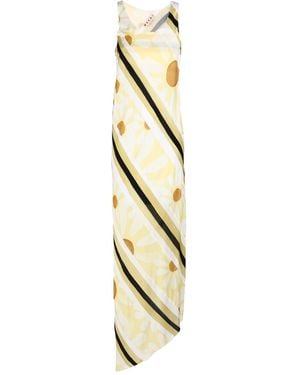 Marni Maxi Dress Viscose - Metallic