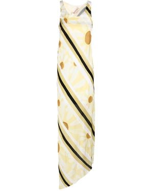 Marni Maxi Dress Viscose - Metallic