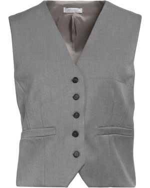 Motel Tailored Vest Polyester, Viscose, Elastane - Gray