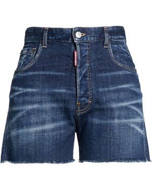 DSquared² Denim Shorts Cotton, Elastane - Blue