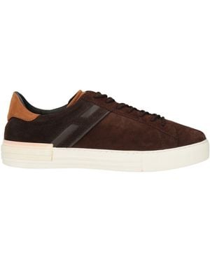 Hogan Sneakers Soft Leather - Brown