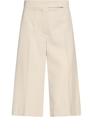 Max Mara Light Shorts & Bermuda Shorts Virgin Wool, Mohair Wool, Silk - Natural