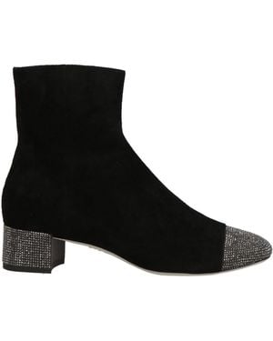 Rene Caovilla Botines De Caña Alta - Negro