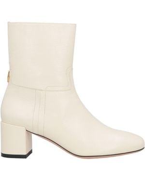 Bally Cream Ankle Boots Goat Skin - White