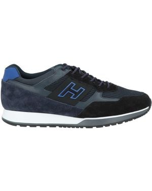 Tod's Sneakers Leather, Textile Fibers - Blue