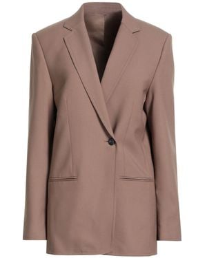 Helmut Lang Blazer Polyester, Virgin Wool, Elastane - Brown