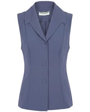 La Petite Robe Di Chiara Boni Blazer - Blue
