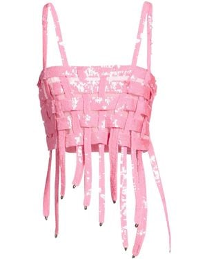 Pinko Top Polyamide - Pink